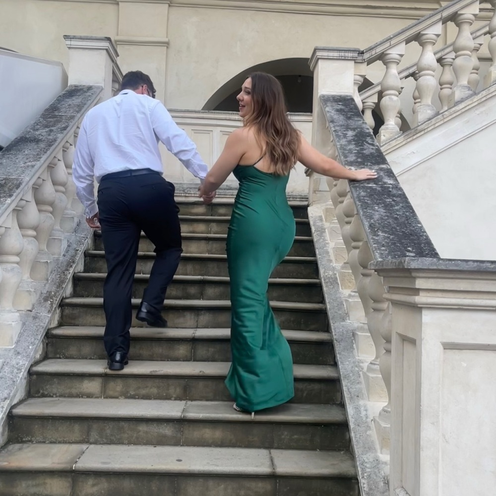 Elegant Green Maxi Dress